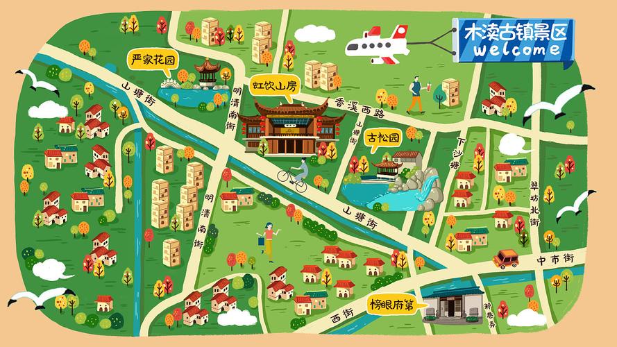 渭源手绘地图：一机在手，智慧景区游览无忧