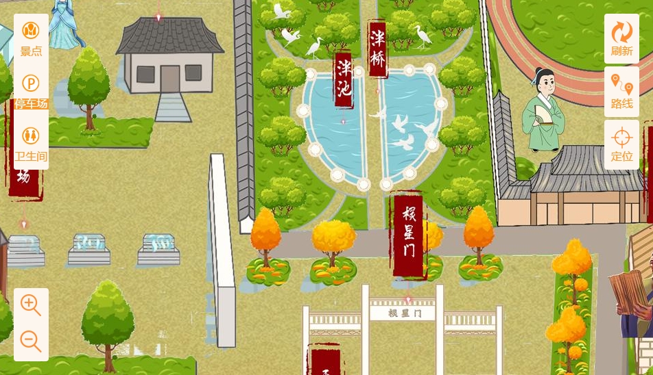 渭源手绘地图景区语音讲解导览系统：智慧景区建设的基石